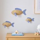 Rattan Fish Wall Art (Set of 3) | West Elm (US)