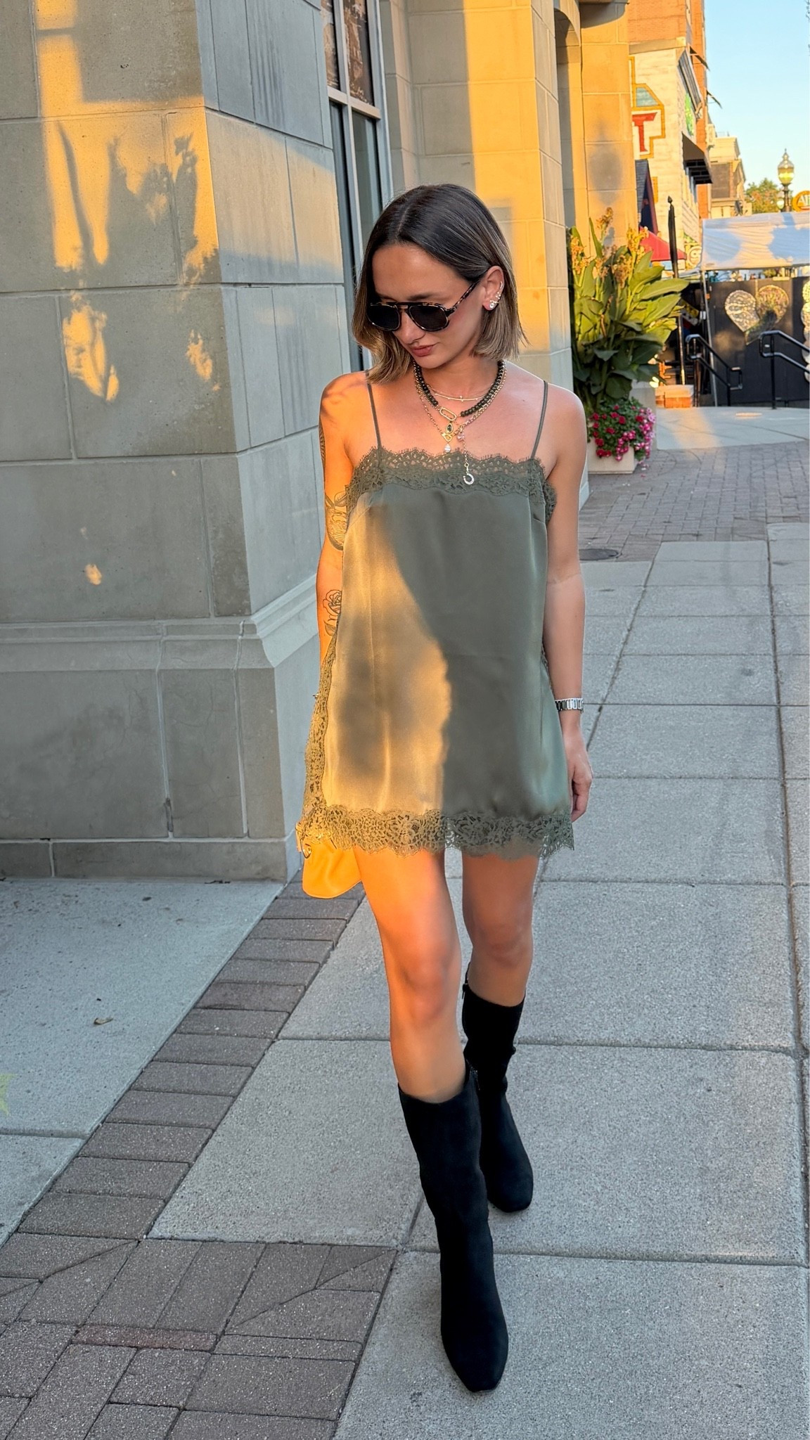 Gno🍸🫒 wearing XS in top and shorts! Technically not a dress but it fits like one on me. Also love these boots, good height if you’re short