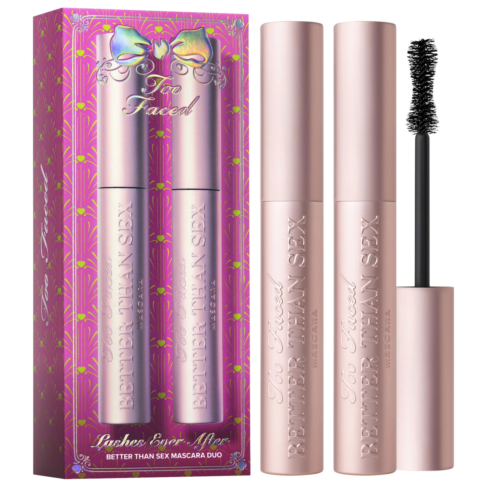 Too Faced Lashes Ever After: Better Than Sex Mascara Duo Makeup Gift Set 0.54 oz/16 mL | Sephora (CA)