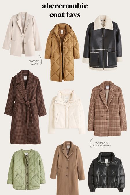 Abercrombie winter coat favs tweed, puffer, wool, quilt, etc #abercrombie #coat #wintercoats

#LTKunder100 #LTKSeasonal #LTKGiftGuide