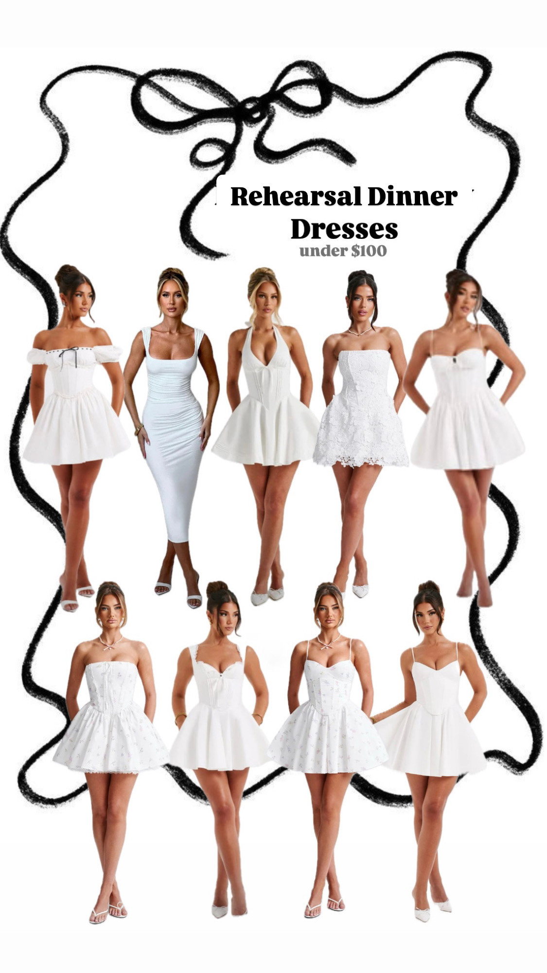 REHEARSAL DINNER 💍 Rehearsal dinner, rehearsal dinner dress, rehearsal dinner dresses, rehearsal dinner outfit, rehearsal dinner outfits, rehearsal dinner inspo, rehearsal dinner inspiration, bridal wardrobe, white dress, white dresses, engagement pictures, formal white dress, formal white dresses, bride, bride to be, 2025 bride, 2025 brides, engagement look, engagement looks, wedding dress, wedding dresses, engagement party, bachelorette party, bridal shower, bridesmaid luncheon, reception, after party, 

#LTKFindsUnder100 #LTKWedding