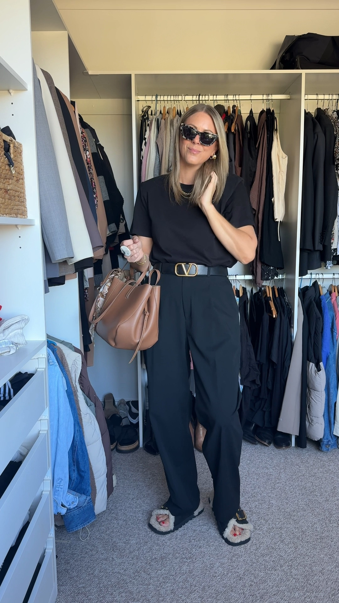 Black on black with a side of fabulous accessories 🖤

#LTKsummer #LTKaustralia #LTKworkwear