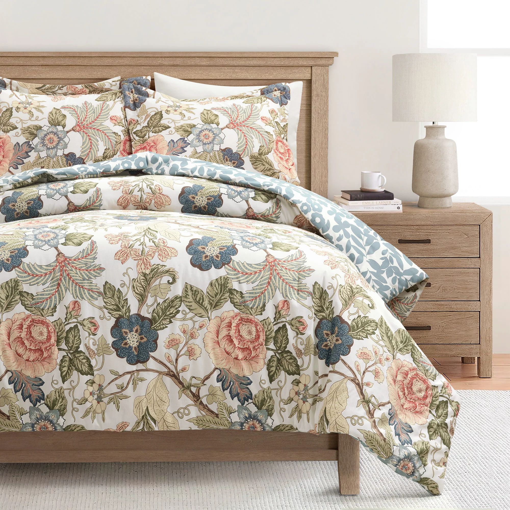 Sydney Floral Comforter 3 Piece Set | Lush Decor