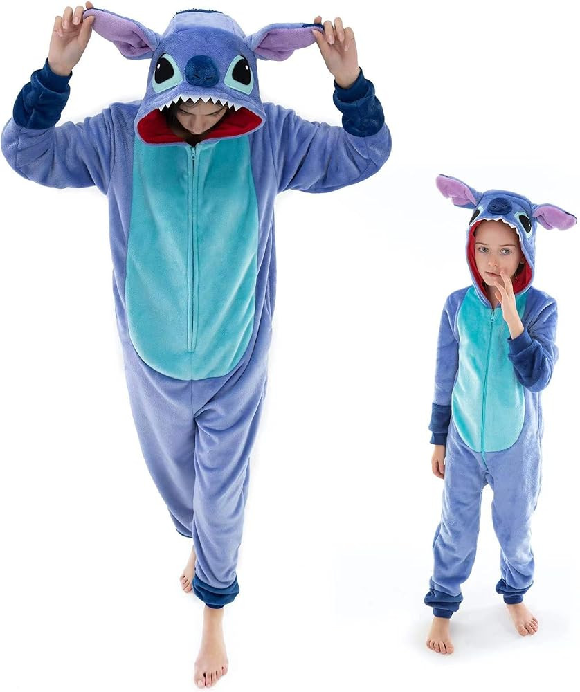 COSUSKET Snug Fit Unisex Adult Onesie Pajamas, Flannel Cosplay Animal One Piece Halloween Costume... | Amazon (US)