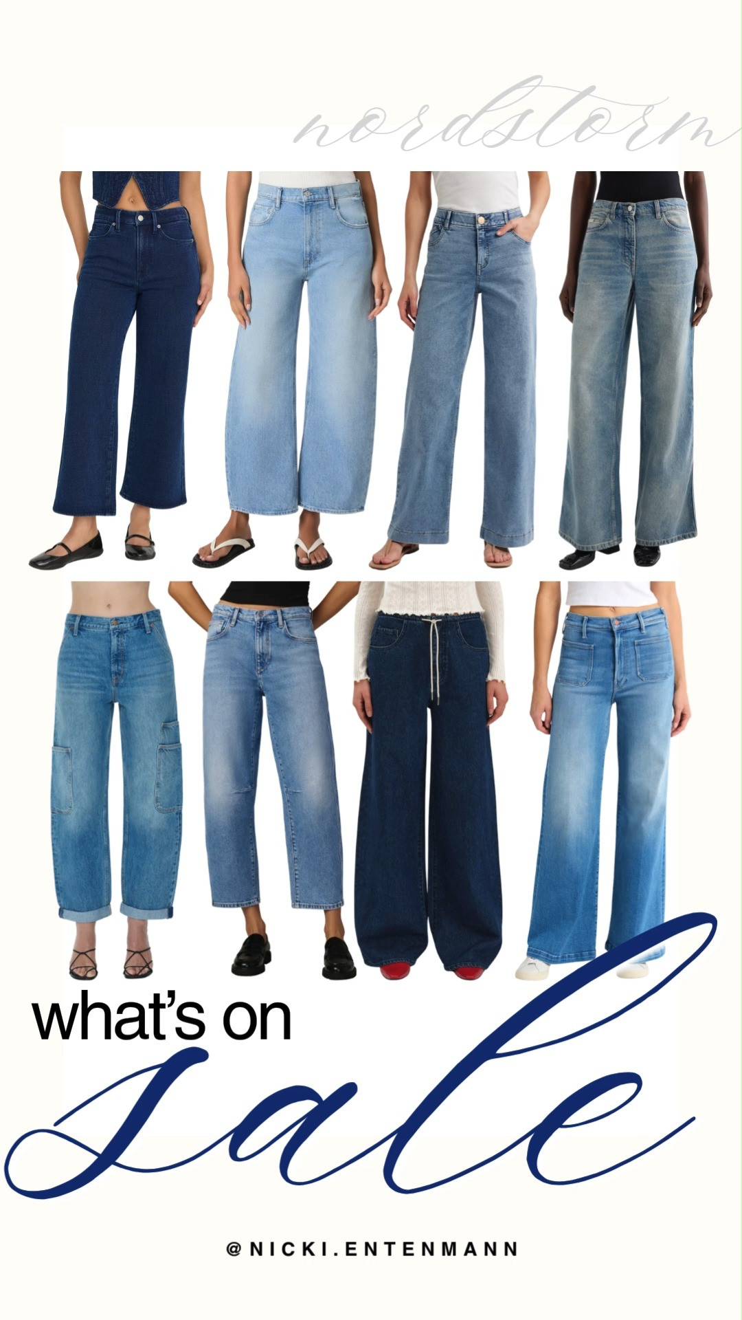 Find your new favorite pair of denim during the Nordstrom sale with incredible deals on versatile jeans. This curated collection highlights trendy wide-leg and straight-leg silhouettes, ranging from classic light washes to rich, deep indigo blues. Upgrade your everyday wardrobe with elevated details like casual cargo pockets, chic utility front patches, and comfortable drawstring waistbands.

#nordstrom #nordstromsale #salealert #denimstyle #jeanssale #nordstromfinds #everydaystyle #capsulewardrobe #streetstyle #shoppinghaul 

 #LTKootd #LTKSaleAlert #LTKTravel