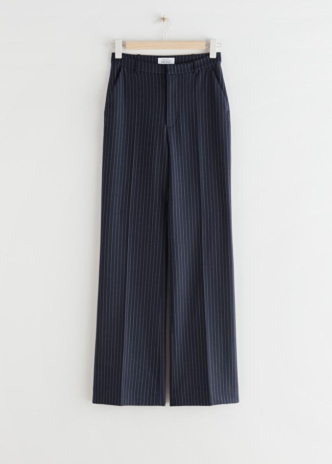 Fitted Flare Pinstripe Trousers | & Other Stories (EU + UK)