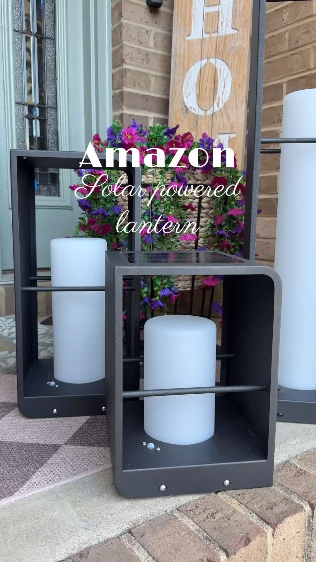 Solar powered lanterns ✨ Love the clean black frame, the candle-style glow, and that they work without cords. Perfect for porches, patios, walkways, or outdoor seating areas.

#LTKHome #LTKFinds #OutdoorDecor #SolarLanterns #PorchDecor

#LTKHome