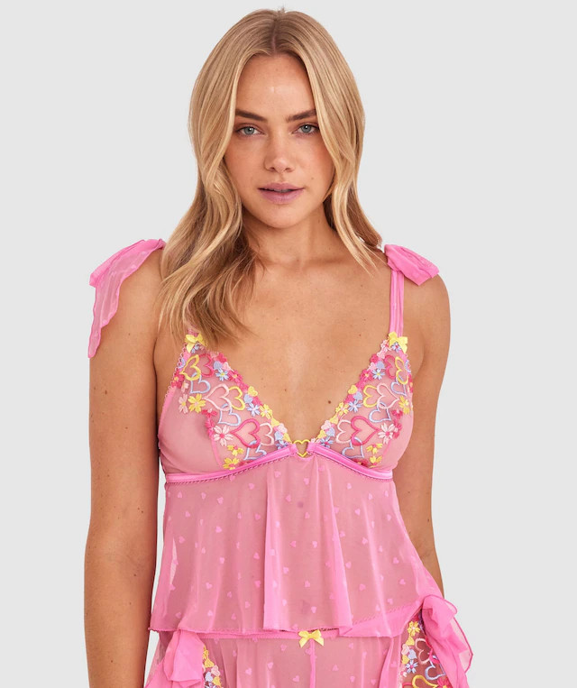 Astrid Cami - Pink | BRAS N THINGS 