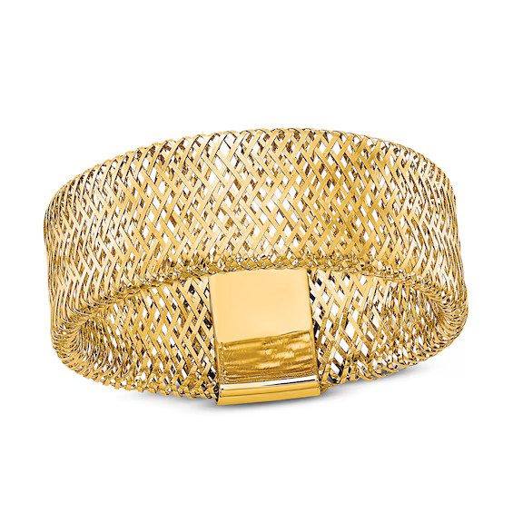 Polished Stretch Ring 14K Yellow Gold|Jared | Jared Jewelers