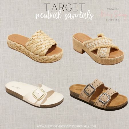 Neutral sandals 

Target finds  target fashion  summer sandals  shoes  slides 

#LTKStyleTip #LTKSeasonal #LTKShoeCrush