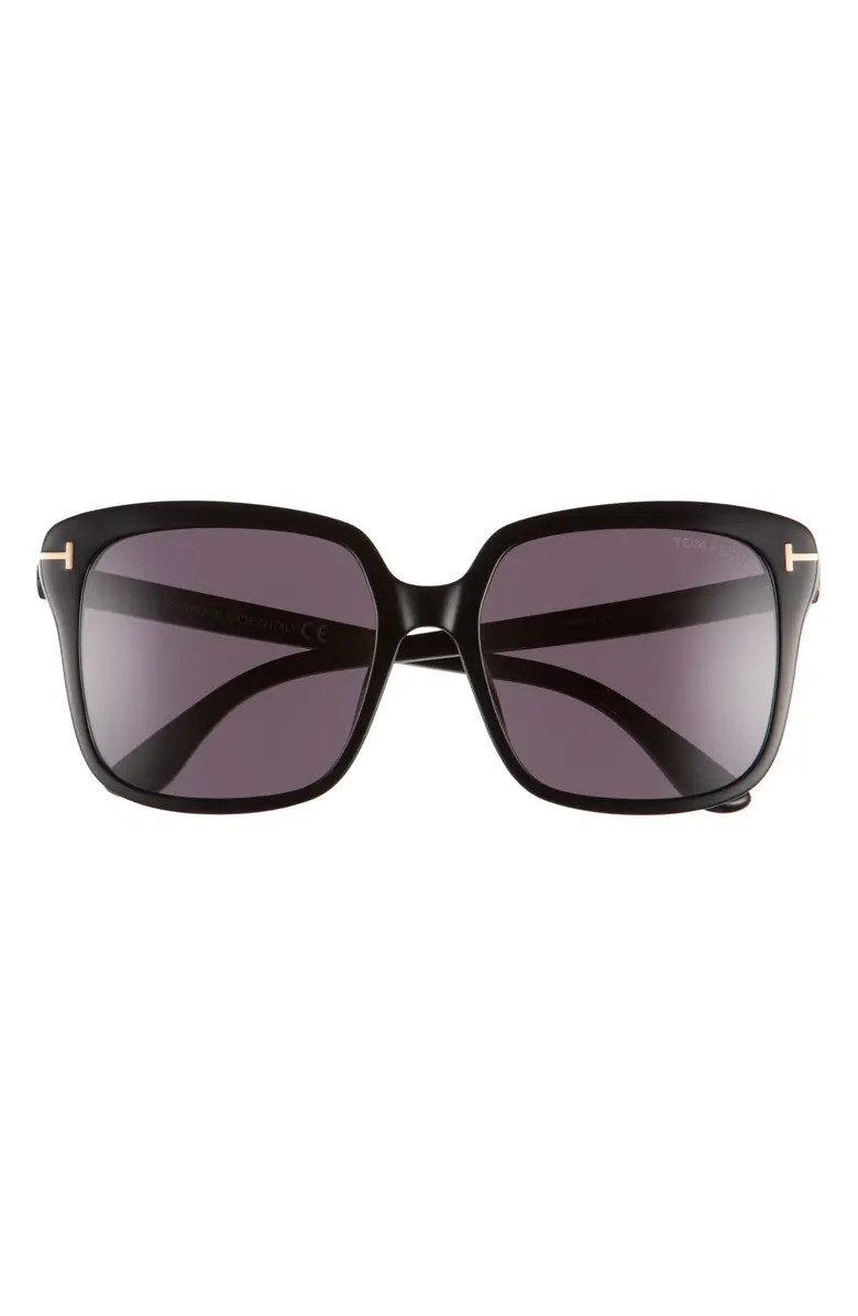 Faye 56mm Gradient Square Sunglasses | Nordstrom