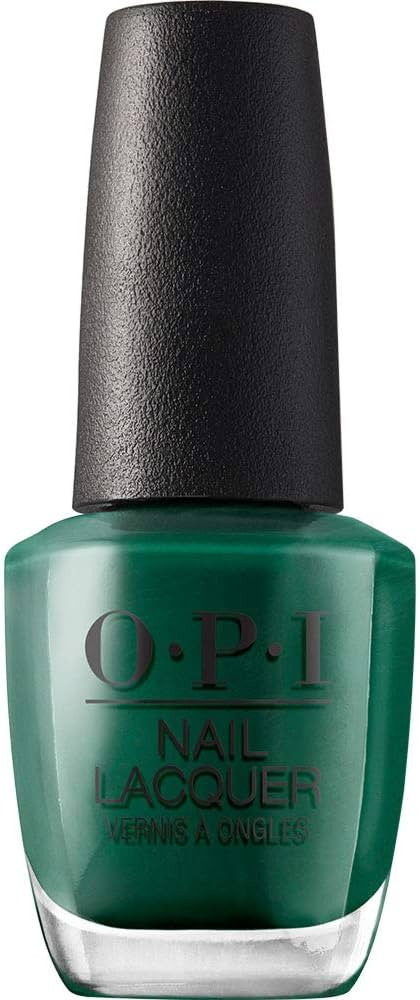 OPI Nail Lacquer Stay Off the Lawn!! | Opaque Dark Green Crème Chip Resistant Nail Polish | Wash... | Amazon (US)