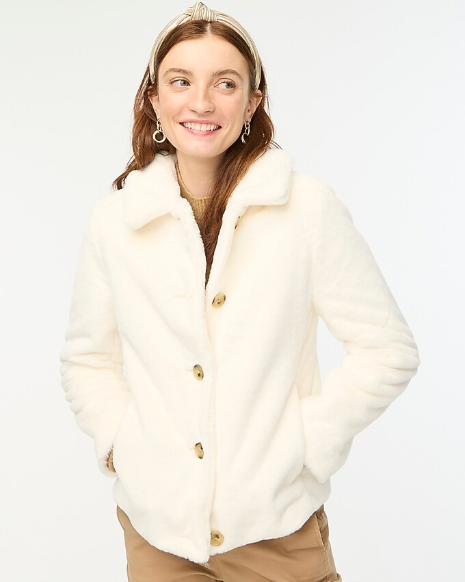Faux-fur coat | J.Crew Factory