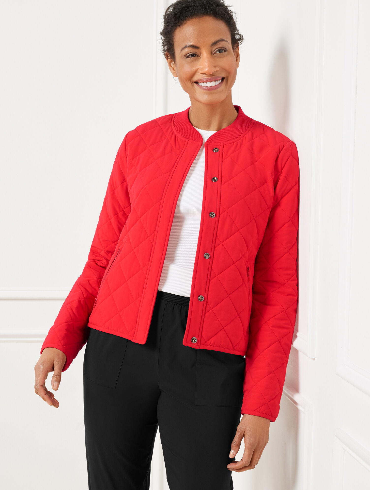 Quilted Lightweight Jacket | Talbots