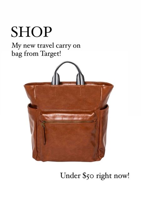 This is my summer travel carry on bag from Target! Under $50 right now! 

#travelbag #targetfinds #backpack


#LTKSaleAlert #LTKStyleTip #LTKTravel