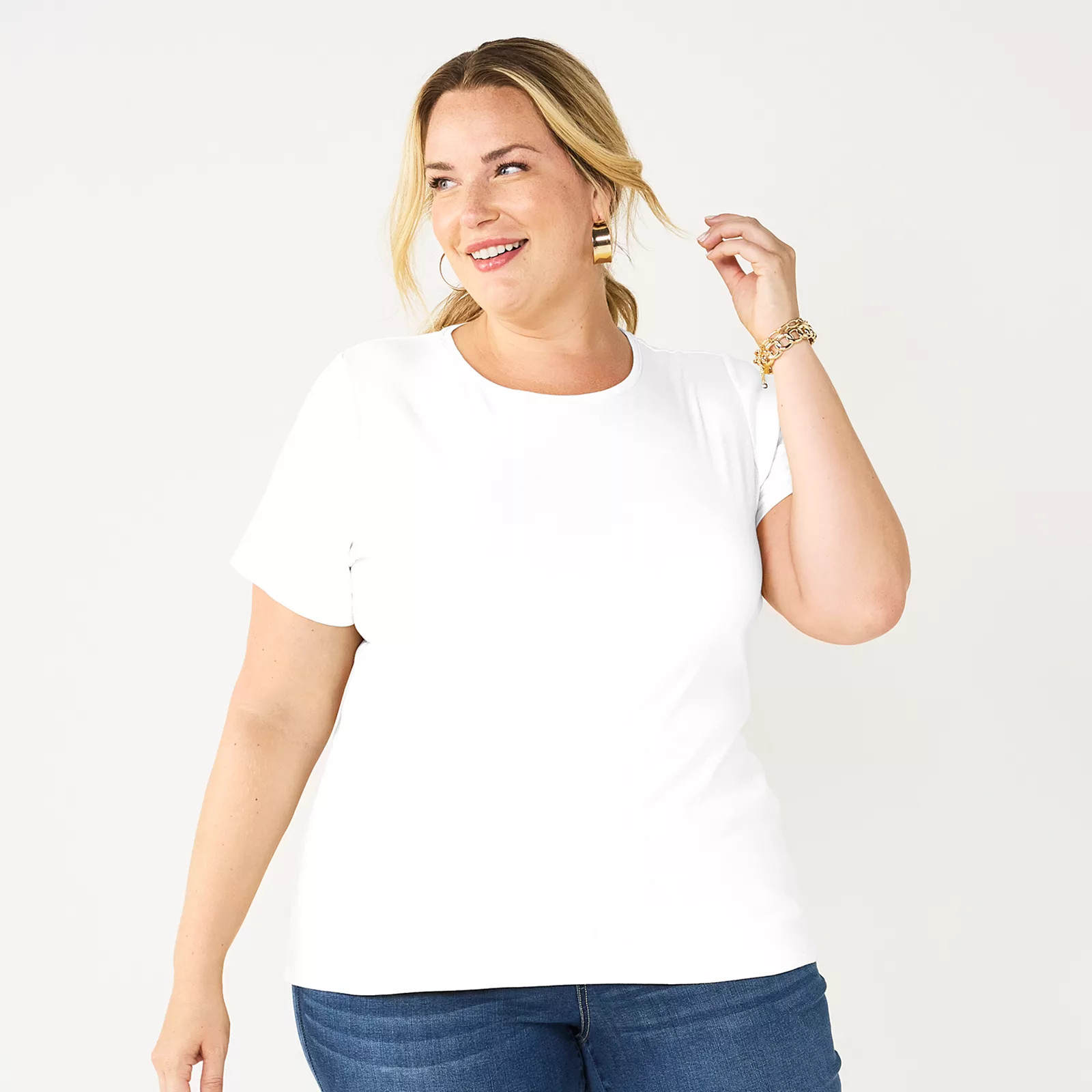 Women's LC Lauren Conrad Ruffled Peasant Blouse | Kohl's