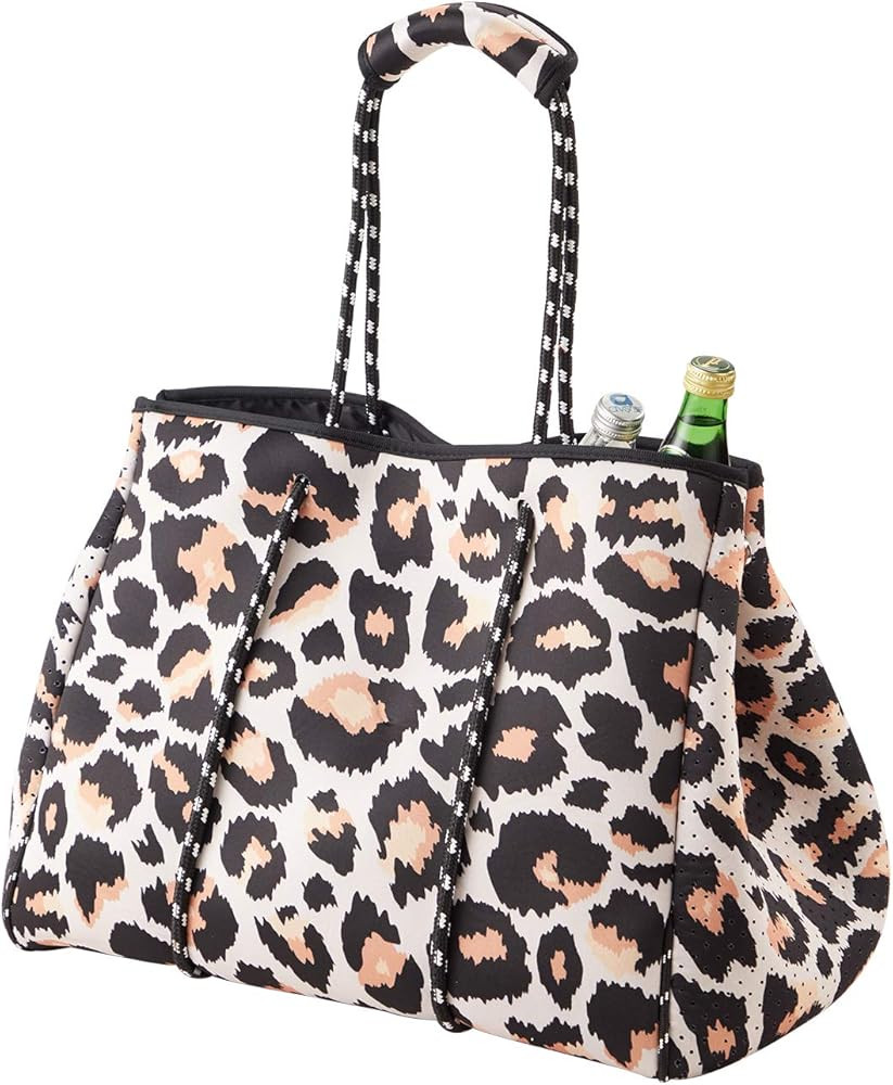 Beach bag,Multipurpose Neoprene Bag,Large Tote Bag,Waterproof Shoulder Beach Bag for Travel Beach... | Amazon (US)