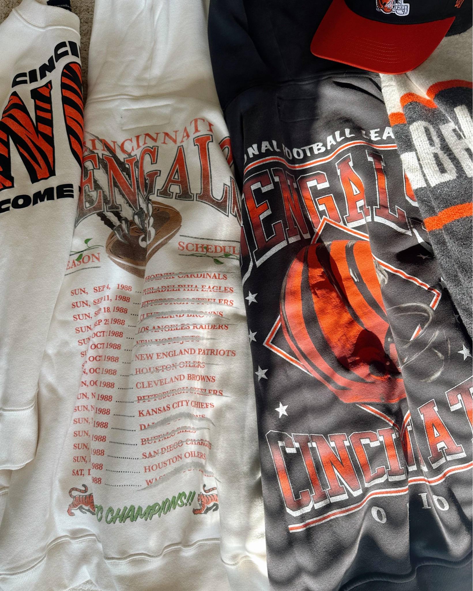 The perfect hoodie for football season! The back has a full design on it too! Wearing a medium. Also Abercrombie is having an NFL sale before the season begins!! 20% off ALL NFL by ABERCROMBIE + 15% off almost everything else use code: KICKOFF at checkout for an additional 15% off, which will stack on the 20% off promo AND the 15% off almost everything else promo! 

#LTKSeasonal #LTKFallSale