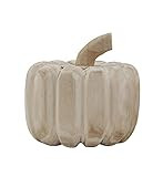 Amazon.com: Creative Co-Op Small Hand-Carved Paulownia Wood Pumpkins, Natural : Home & Kitchen | Amazon (US)