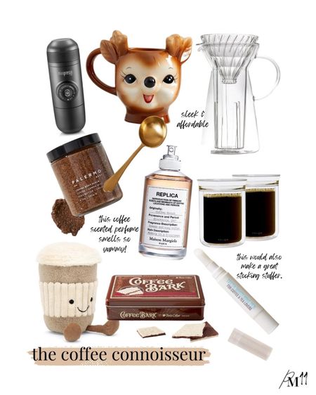 a gift guide for the coffee connoisseur. the perfect gift options for the coffee lover in your life  

#LTKGiftGuide 

#LTKHoliday #LTKunder50