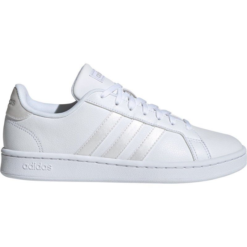 adidas Women's Grand Court Tennis Shoes White/White, 6 - Women's Athletic Lifestyle at Academy Sport | Academy Sports + Outdoor Affiliate
