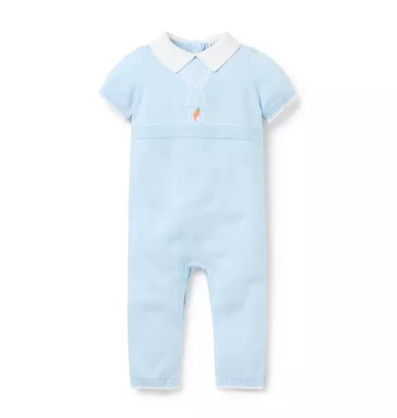 Baby Bunny Collared One-Piece | Janie and Jack
