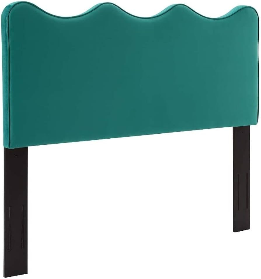 Modway Athena Performance Velvet Headboard, Twin, Teal | Amazon (US)