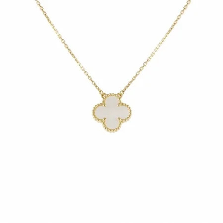 Authenticated Used Van Cleef & Arpels Vintage Alhambra Necklace/Pendant K18YG Yellow Gold | Walmart (US)