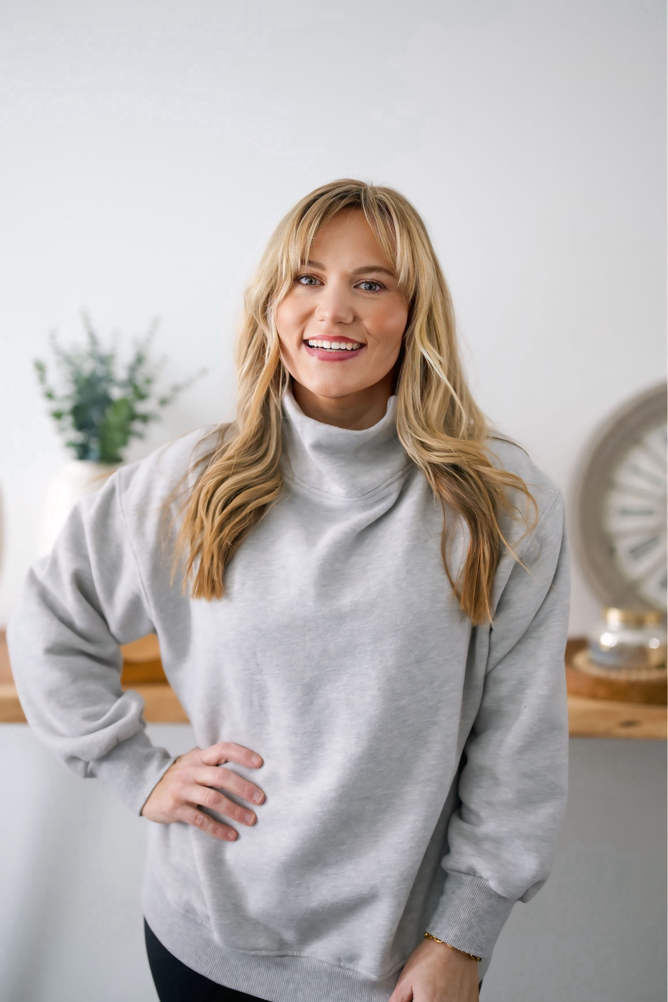 Funnel neck sweatshirt are having a whole moment right now, and I am so here for it! I love how the funnel neck detail elevates a casual and cozy outfit. It’s the perfect look for working from home or running errands!
Cozy outfit inspo, Athleisure look, classic outfit, cozy winter finds, pullover sweatshirt, Audrie Dollins 

 #LTKgrwm #LTKootd #LTKSeasonal