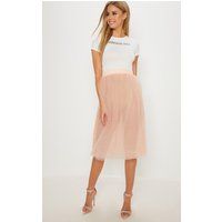 Blush Tulle Skirt | PrettyLittleThing US