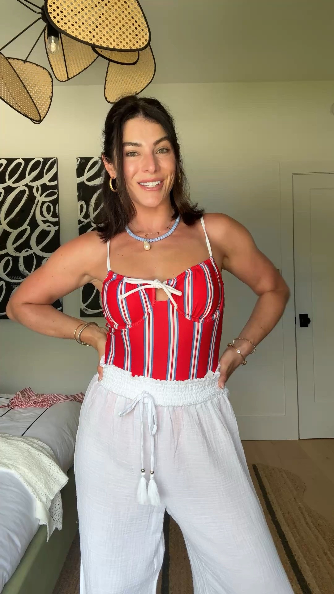 Walmart swimsuit fits tts. Coverup Pants fit tts.

#LTKootd #LTKdayinmylife #LTKgrwm