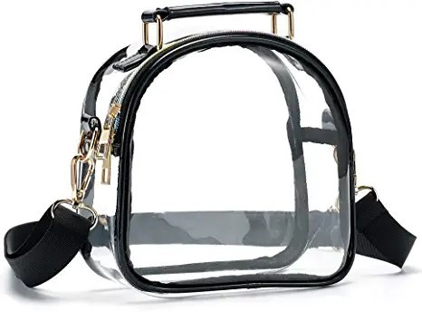 Clear Purse for Women, Clear Bag Stadium Approved, See Through Clear Handbag | Amazon (US)