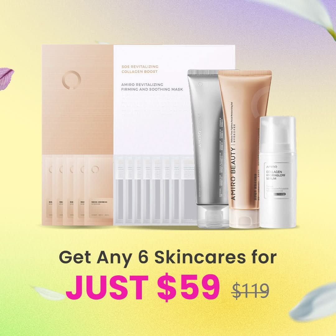 [Ultimate Saving] Pick 6 Skincares for $59 | AMIRO