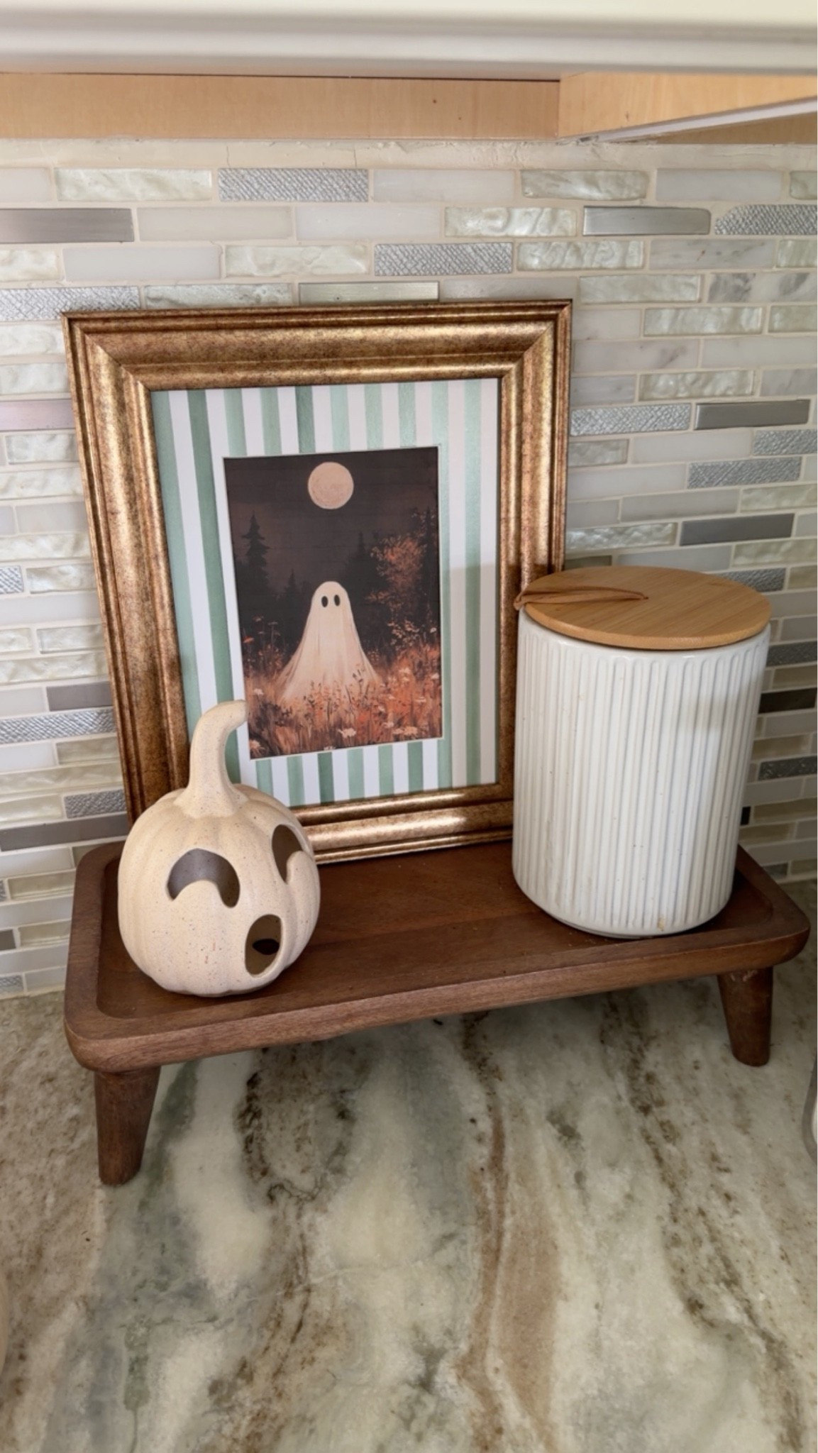 These little ceramic jack-o’-lantern decor figurines will look cute just about anywhere come fall! #kohls Halloween summerween @kohls

#LTKHome