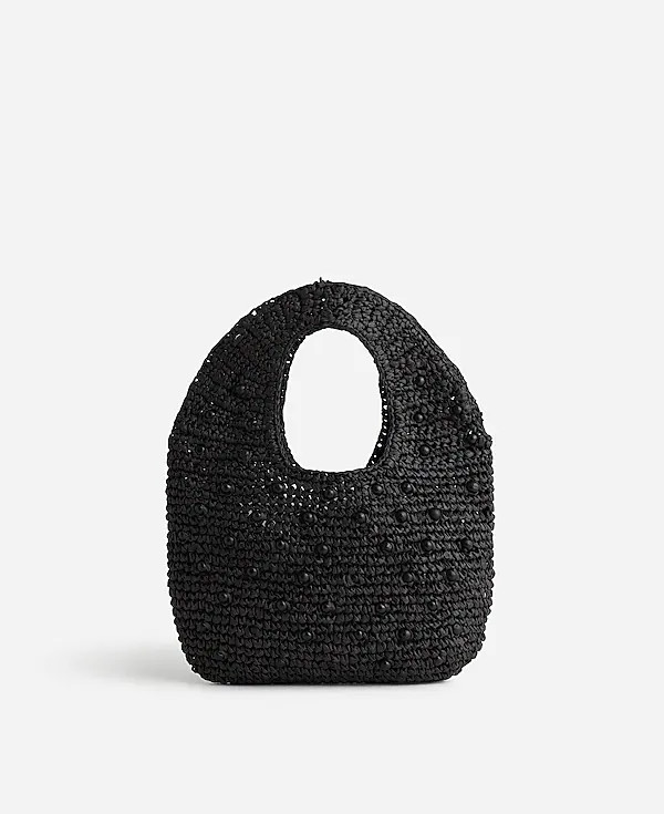 The Micro Bag in Embellished Straw | Madewell