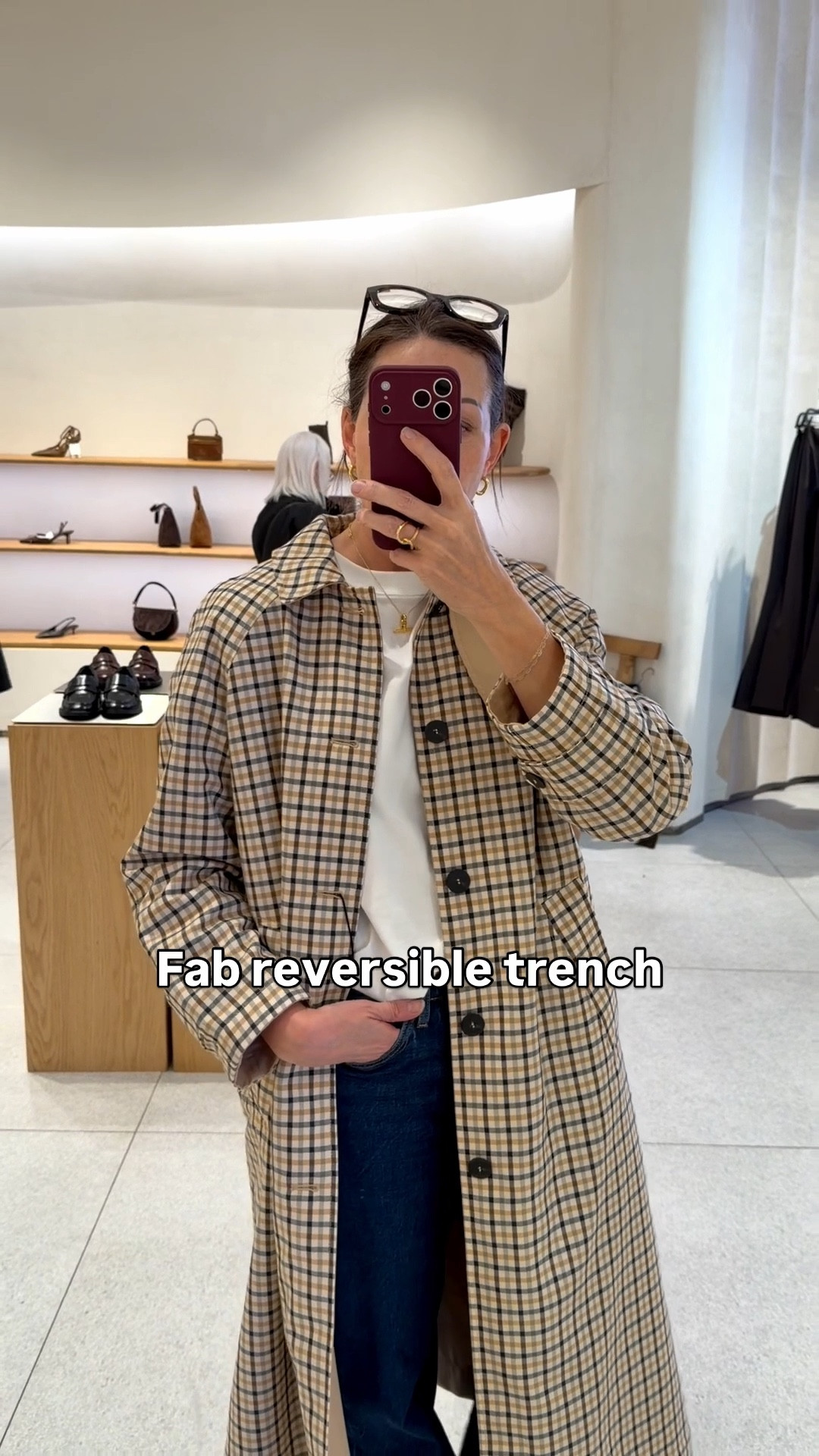I love a 2 for 1 and this stunning trench @Zara is soooooo good. The statement check is really chic and elevates any simple jeans look -  while the beige is warm and endlessly versatile. Spring is definitely springing at Zara and I predict a sellout on this one xx

#LTKuk #LTKover50style #LTKstyletip