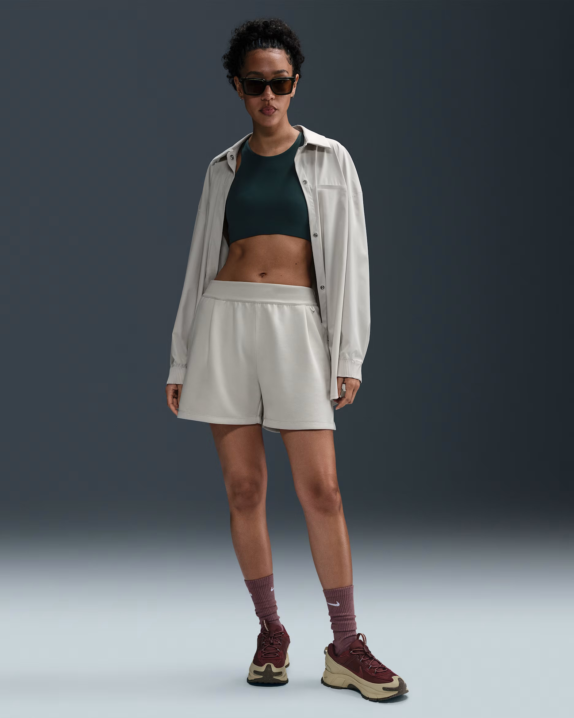 Nike 24.7 ImpossiblySoft Women's Dri-FIT Mid-Rise Loose 4" Shorts | Nike (US)