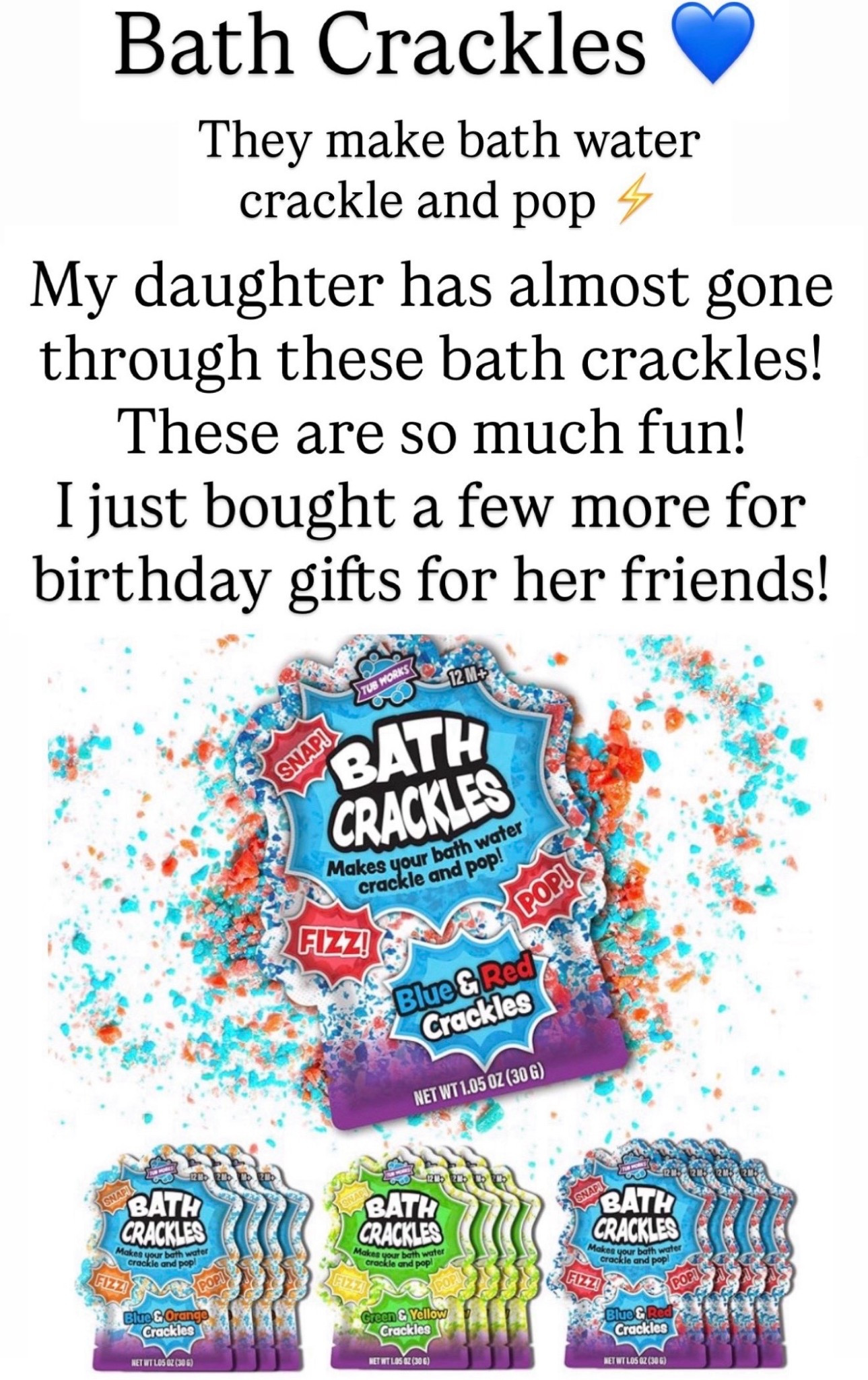 Best bath crackles 🩷💜

#LTKKids