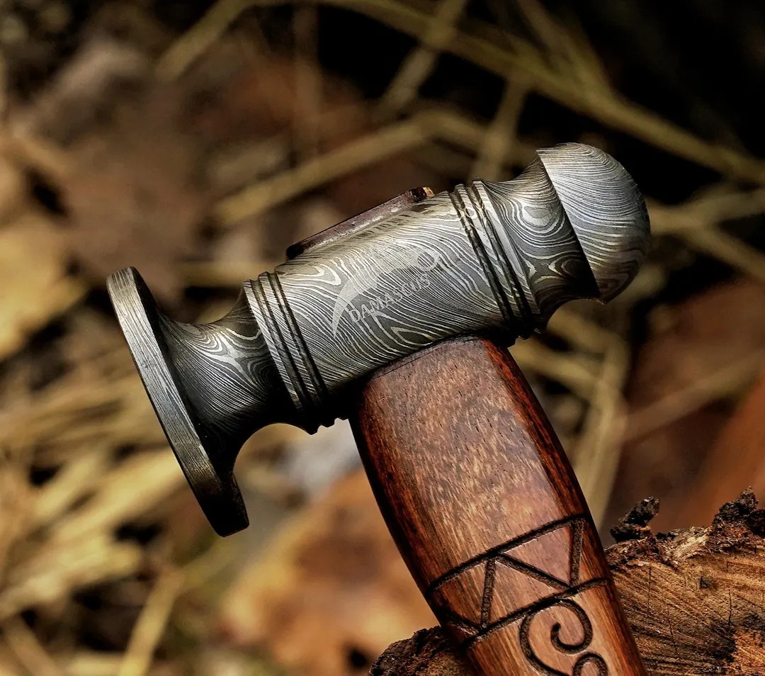 Custom Handmade Damascus steel Hammer - Engraved Hammer Wood Working & Personalized Gift For Men-... | Etsy (US)