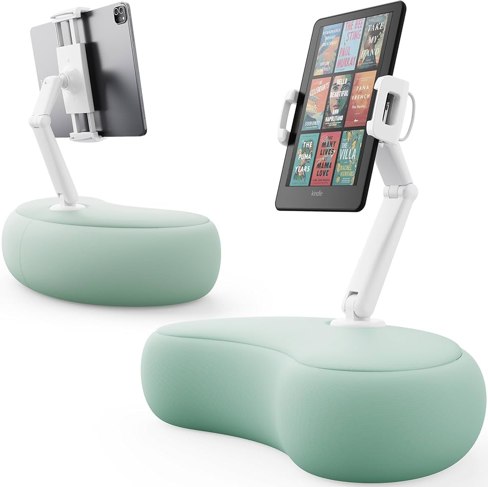 SAIJI Tablet Kindle Holder Pillow, Compatible with 4.7”-15.6” Kindle, Tablet, Phone, Portable... | Amazon (US)