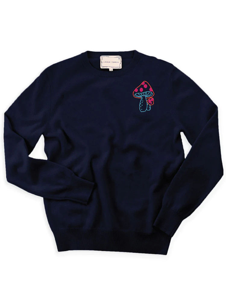 Magic Mushroom Crewneck | Lingua Franca NYC