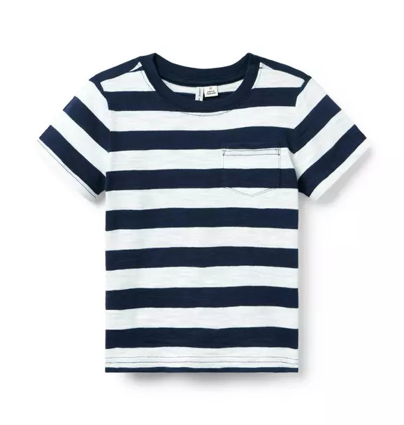 The Striped Slub Tee | Janie and Jack