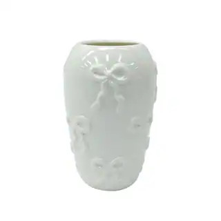 7.25" White Bow Ceramic Vase by Ashland® | Michaels® | Michaels Stores