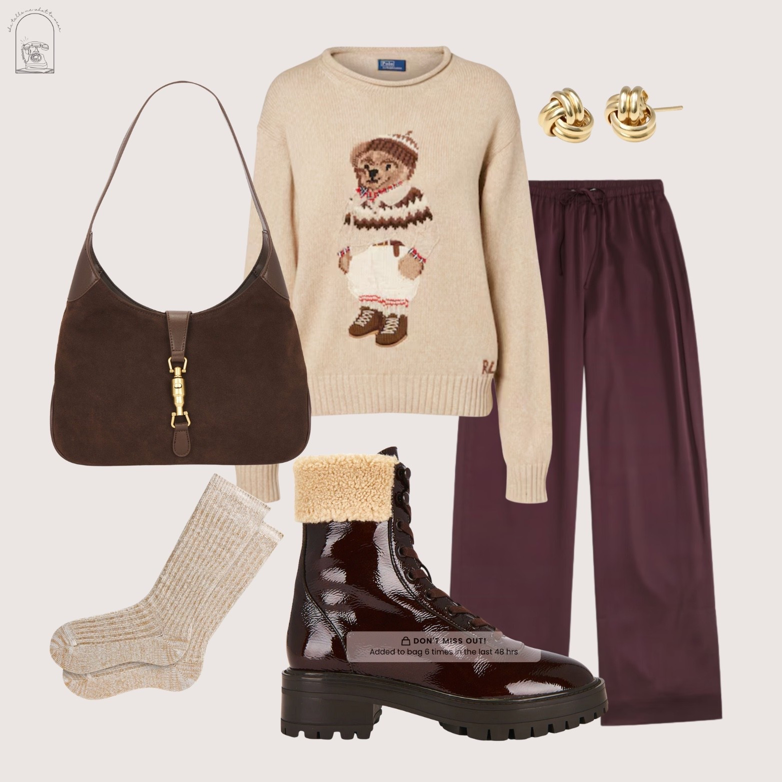 it’s giving… thanksgiving! but the cozy kind where you don’t have any buttons to unbutton and you’re in your ralph lauren bear sweater! ps this purse is a $200 dupe of the +$1000 one! 

#LTKHoliday #LTKCyberWeek #LTKGiftGuide