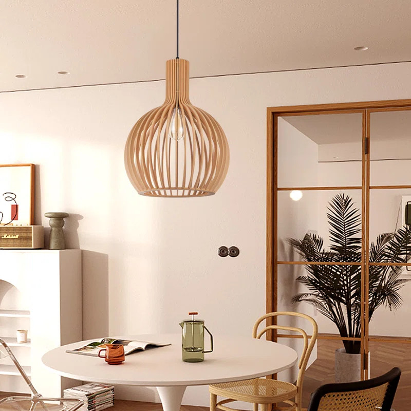 Malpress 1 - Light Light Brown Single Pendant | Wayfair North America