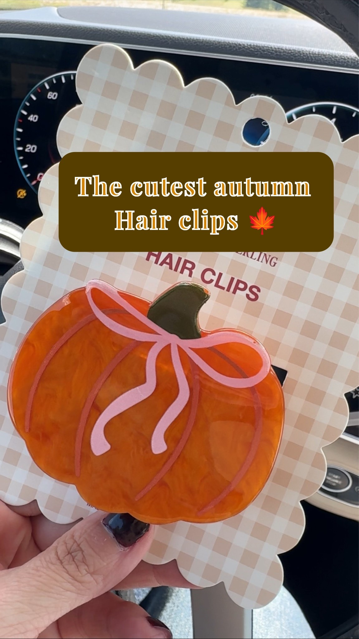 Pumpkin hair clip. PSL clip

#LTKBeauty #LTKselfcare