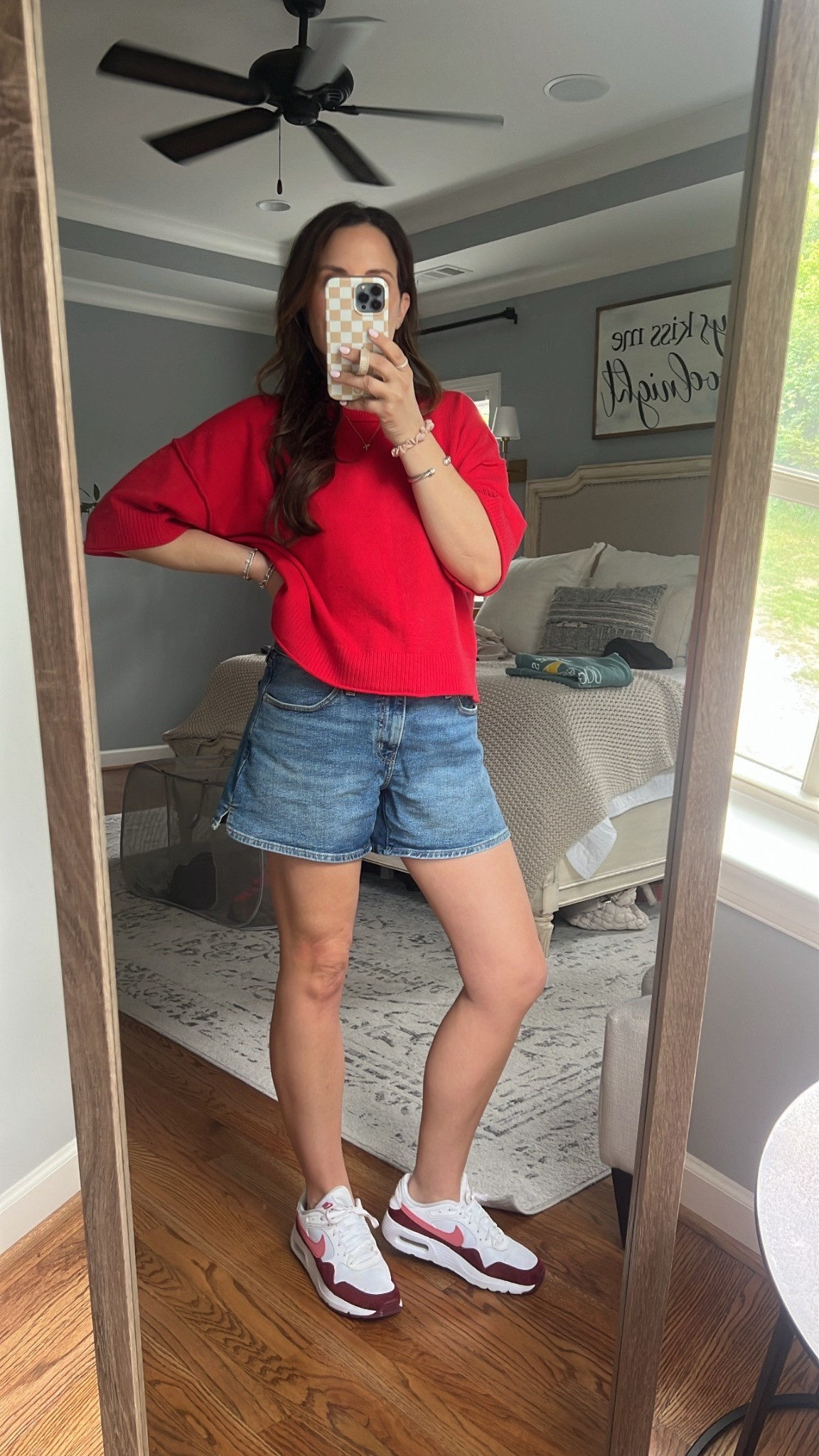 The BEST shorts! A lined so super flattering and don’t ride up! I’m in a 28 I’m usually a 4/6 (135lbs and 5’5)

Also LOVE this thin perfectly cropped sweater!! I’ve worn and washed it so much the quality is so good! Tons of colors! Size down I’m in an XS

#LTKmomlife #LTKgrwm #LTKootd