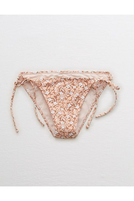 Aerie String Cheeky Bikini Bottom Women's Peach XL | American Eagle Outfitters (US & CA)