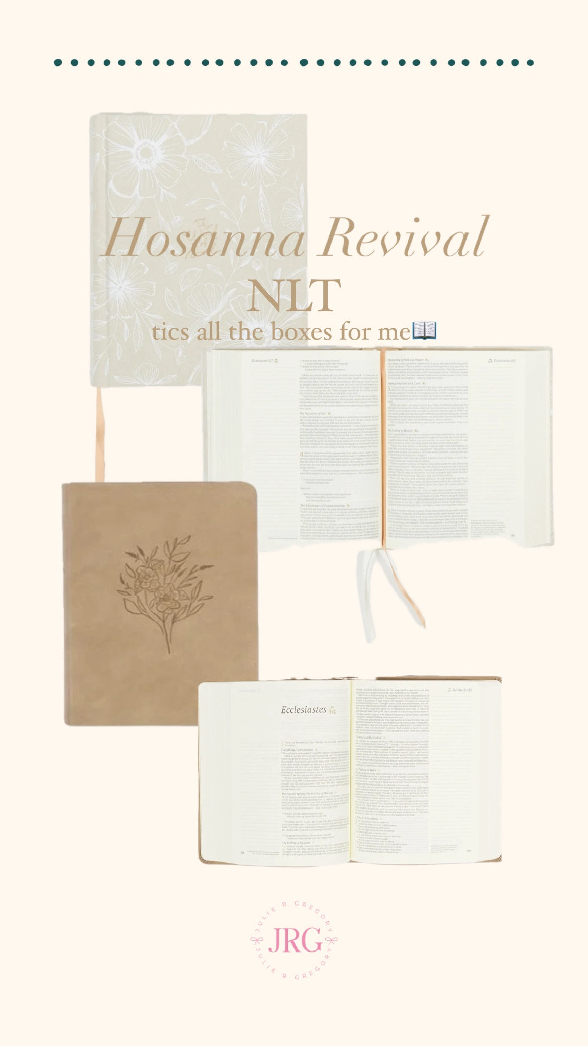 Journaling Bible NLT 