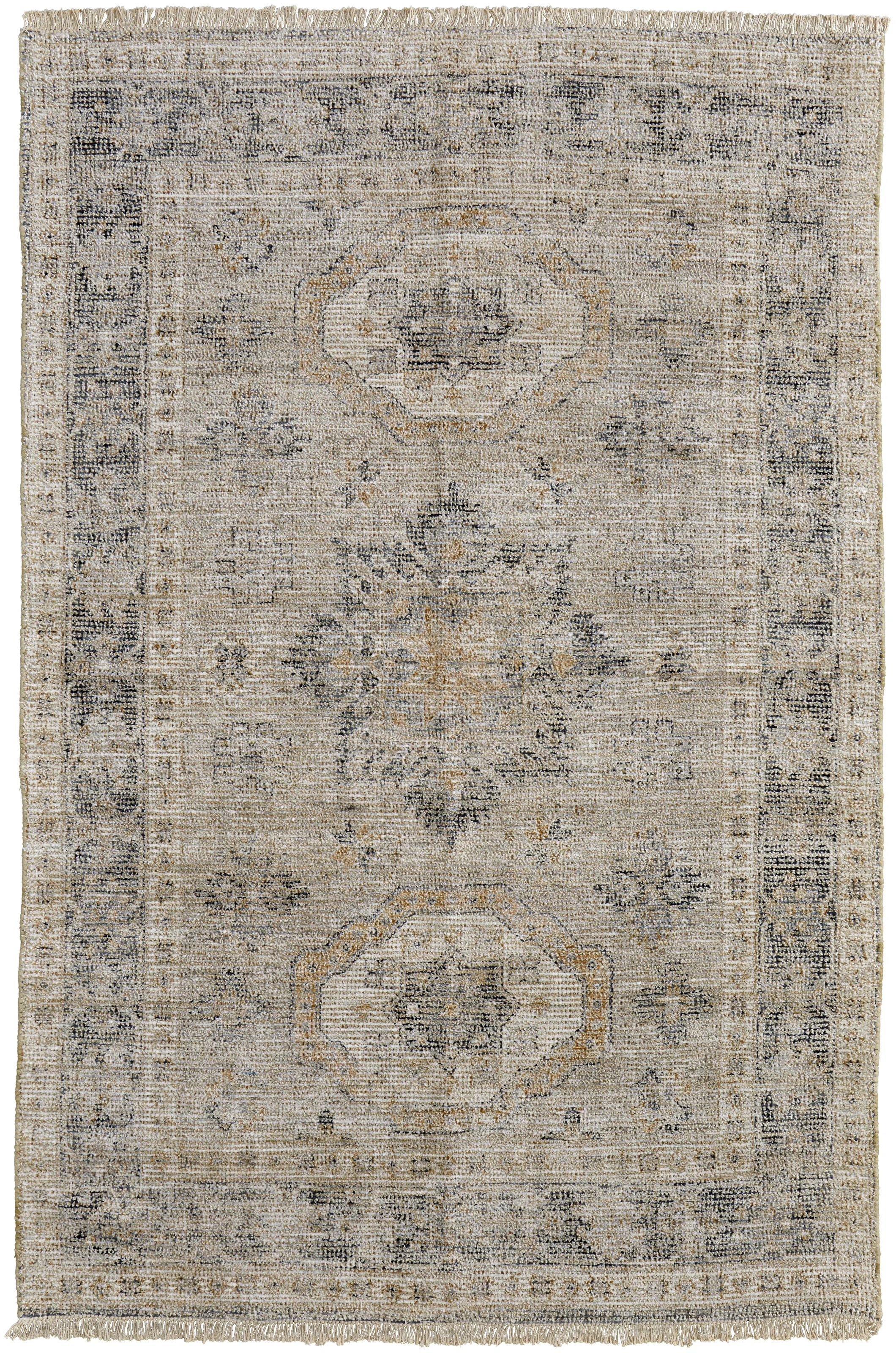 Alberdine Handmade Hand Tufted Beige/Ivory/Gray Rug | Wayfair Professional